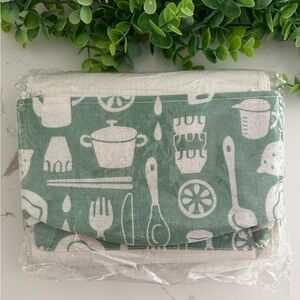 Over the Door Fabric Wall Kitchen Home Decor  Storage Kitchen Print NIP